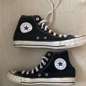 Converse Black Canvas High-Tops